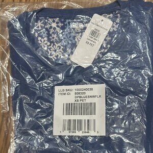 NWT LL Bean Flannel Pajamas, Women's XSmall Petite